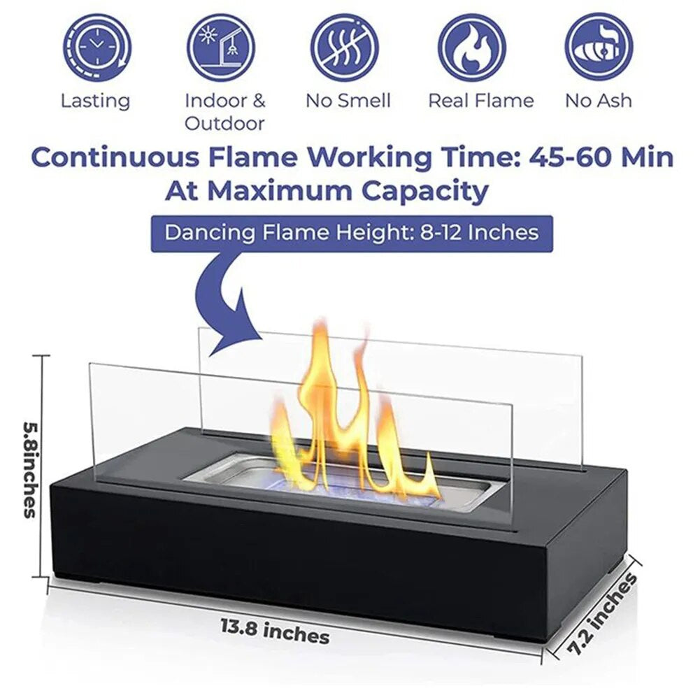 HearthGlow Tabletop Smokeless Fireplace